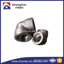 ss316 stainless steel pipe tube fittings 90 degree forged elbow